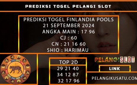 PREDIKSI TOGEL FINLANDIA POOLS 21 SEPTEMBER 2024