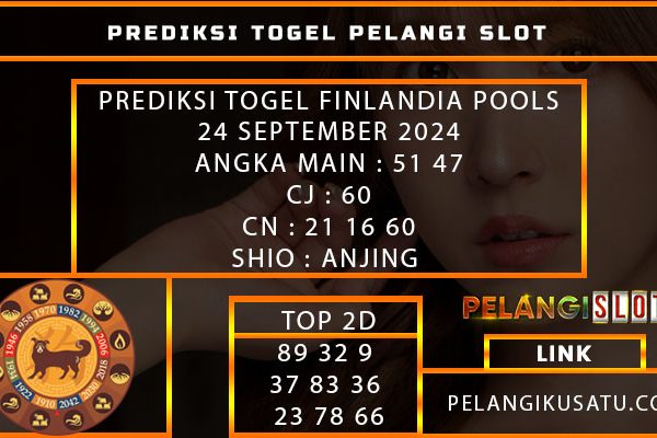 PREDIKSI TOGEL FINLANDIA POOLS 24 SEPTEMBER 2024