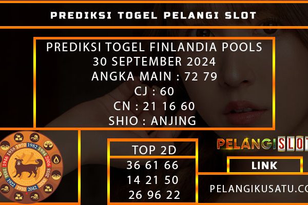 PREDIKSI TOGEL FINLANDIA POOLS 01 OKTOBER 2024