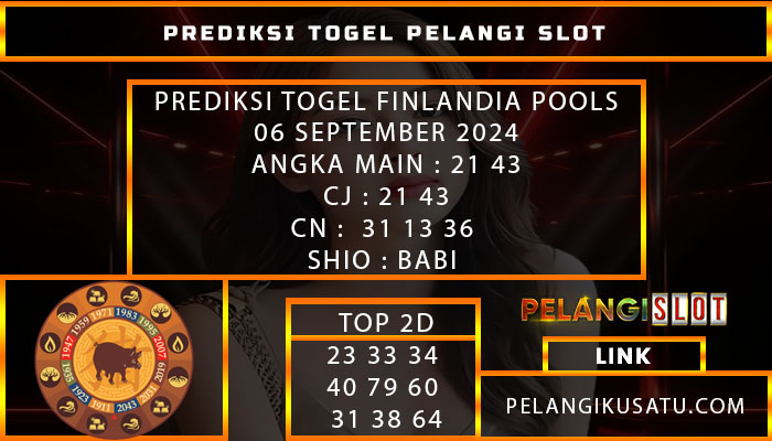 PREDIKSI TOGEL FINLANDIA POOLS 07 SEPTEMBER 2024