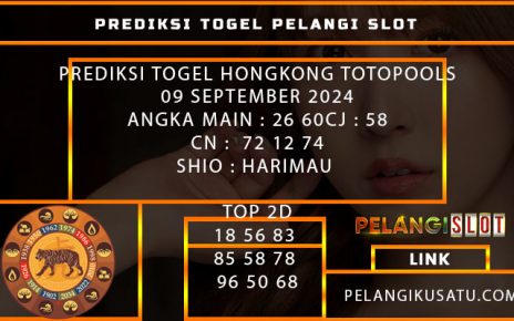 PREDIKSI TOGEL HONGKONG POOLS 09 SEPTEMBER 2024