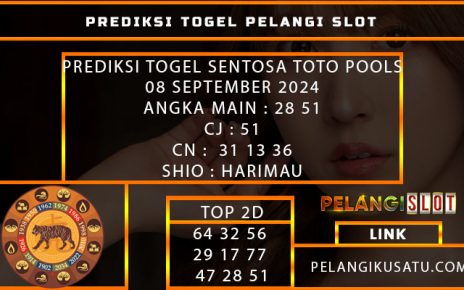 PREDIKSI TOGEL SENTOSA TOTO POOLS 08 SEPTEMBER 2024