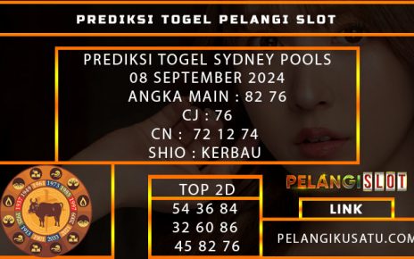 PREDIKSI TOGEL SYDNEY POOLS 08 SEPTEMBER 2024