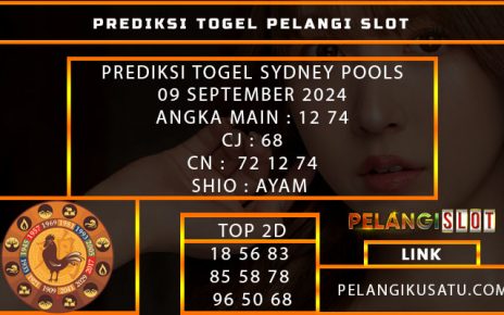 PREDIKSI TOGEL SYDNEY POOLS 09 SEPTEMBER 2024