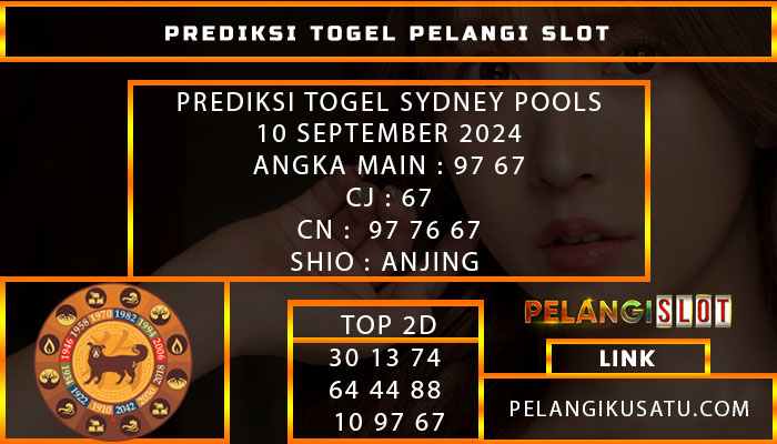 PREDIKSI TOGEL SYDNEY POOLS 10 SEPTEMBER 2024