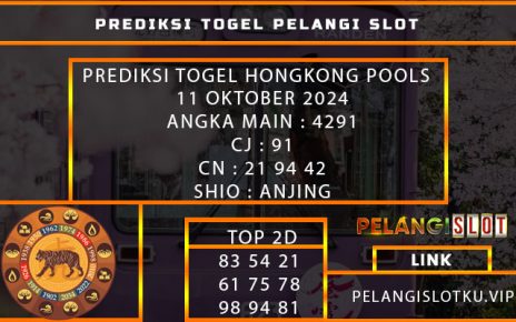 PREDIKSI TOGEL HONGKONG POOLS 11 OKTOBER 2024