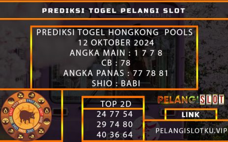 PREDIKSI TOGEL HONGKONG POOLS 12 OKTOBER 2024