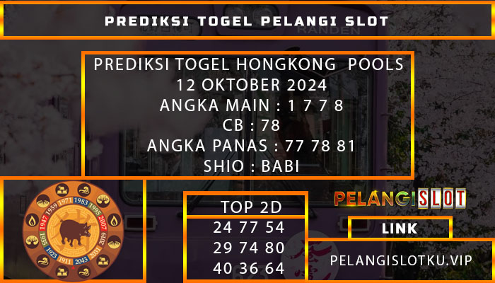 PREDIKSI TOGEL HONGKONG POOLS 12 OKTOBER 2024