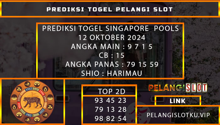 PREDIKSI TOGEL SINGAPORE 11 OKTOBER 2024