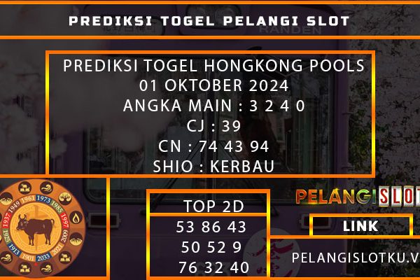 PREDIKSI TOGEL HONGKONG POOLS 01 OKTOBER 2024