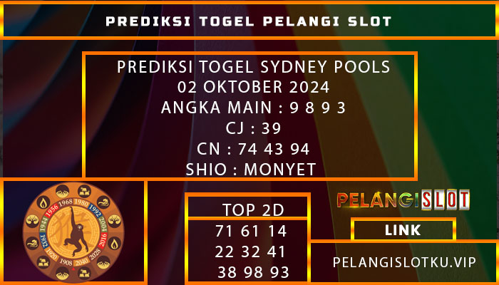 PREDIKSI TOGEL SYDNEY POOLS 02 OKTOBER 2024