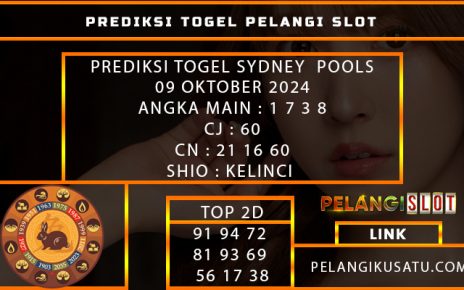 PREDIKSI TOGEL SYDNEY POOLS 09 OKTOBER 2024