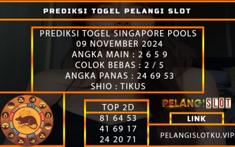 PREDIKSI TOGEL SINGAPORE POOLS 09 NOVEMBER 2024