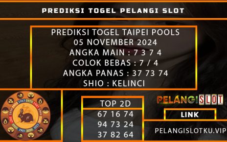 PREDIKSI TOGEL TAIPEI POOLS 05 NOVEMBER 2024