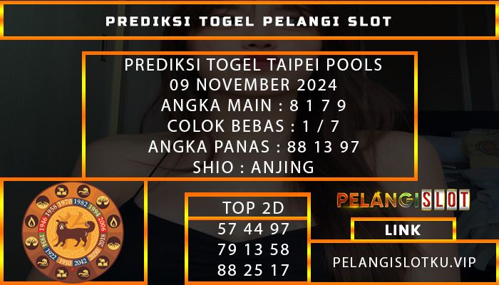 PREDIKSI TOGEL TAIPEI POOLS 09 NOVEMBER 2024